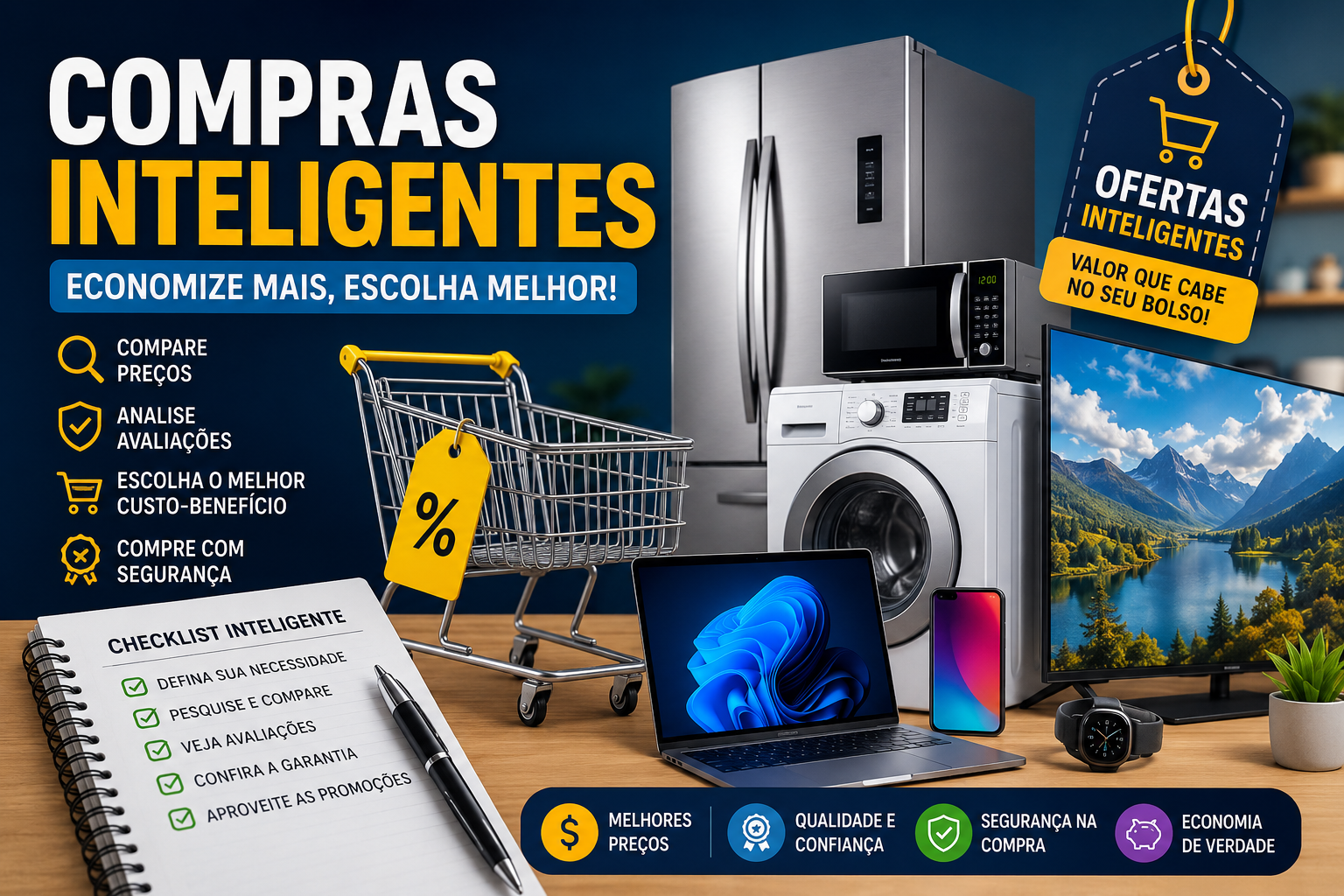 Como Fazer Compras Inteligentes em Eletrodomésticos