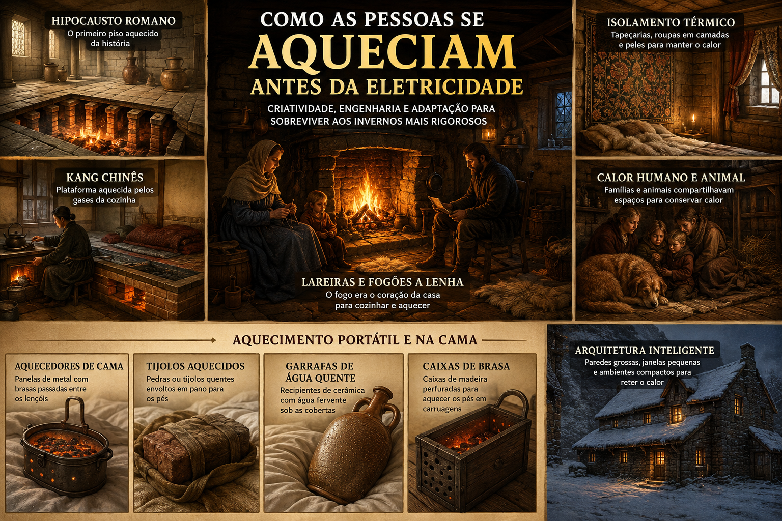 Como as Pessoas se Aqueciam Antes da Eletricidade? Descubra os Métodos Antigos de Aquecimento